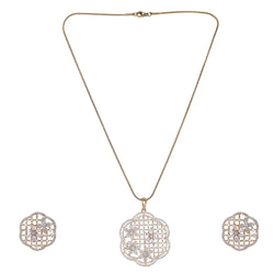 22k Gold Plated Ridhi Lalima Pendant Set