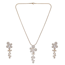 22k Gold Plated Ridhi Vartula Pendant Set