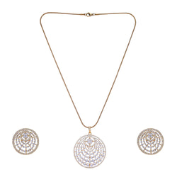 22k Gold Plated Ridhi Sundari Pendant Set