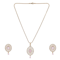 22k Gold Plated Ridhi Mandala Pendant Set