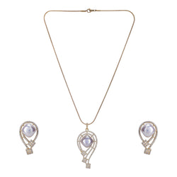 22k Gold Plated Ridhi Pakshi Pendant Set