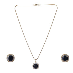 22k Gold Plated Ridhi Bhujanga Pendant Set