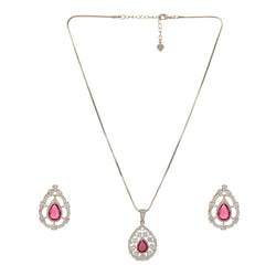 22k Gold Plated Ridhi Taruni Pendant Set