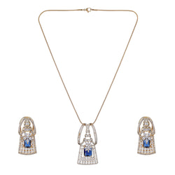 22k Gold Plated Ridhi Arka Pendant Set