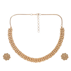 22k Gold Plated Kanaka Siyana Necklace Set