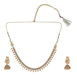 22k Gold Plated Kanaka Zayana Necklace Set