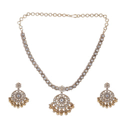 22k Gold Plated Kanaka Charita Necklace Set