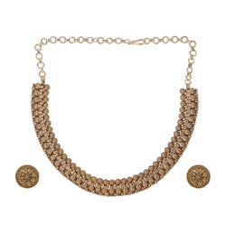 22k Gold Plated Kanaka Samira Necklace Set