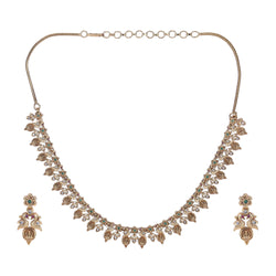 22k Gold Plated Kanaka Dhriti Necklace Set