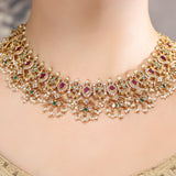 Eesha 22k Gold Plated Necklace Set