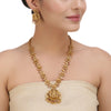 KONARK CLASSIC TEMPLE  FLOWER NECKLSCE SET