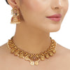 KONARK CLASSIC TEMPLE  MAYUR NECKLACE SET