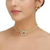 SANKRANTI KUNDAN FLOWER CHOKER  SET