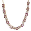 Gemstone Dhruvi 22k Gold Plated Necklace Set
