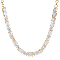 Gemstone Jayashree 22k Gold Plated Necklace Set