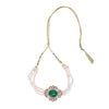 Gemstone Darshita 22k Gold Plated Choker Set