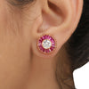 Ruhani Pink Earring Studs