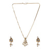 Gemstone Gargi 22k Gold Plated Pendant Set