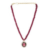 Gemstone Jaanvi 22k Gold Plated Pendant