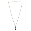 Gemstone Ichchha 22k Gold Plated Pendant