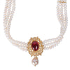 Gemstone Ikshita 22k Gold Plated Choker