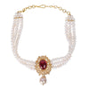 Gemstone Ikshita 22k Gold Plated Choker
