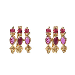 Rebecca 22k Gold Plated South Earcuff