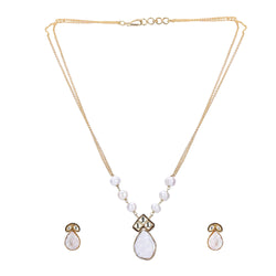 22k Gold Plated Divyam Naveli Necklace Set