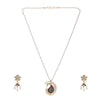 22k Gold Plated Divyam Dhrina Pendant Set