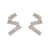 22k Gold Plated Ziya Cosmo Studs