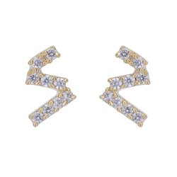 22k Gold Plated Ziya Cosmo Studs