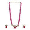 22k Gold Plated Divyam Zamira Necklace Set