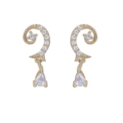 22k Gold Plated Ziya Frost Studs