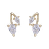 22k Gold Plated Ziya Radiant Studs