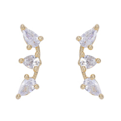 22k Gold Plated Ziya Mist Studs