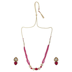 22k Gold Plated Divyam Yamira Necklace Set