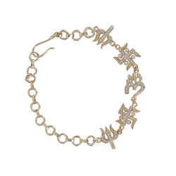 22k Gold Plated Nyra Elina Bangle