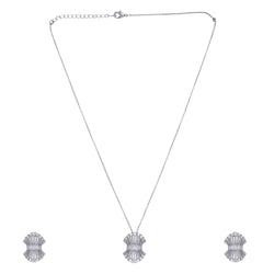 22k Gold Plated Nyra Bhuvika Pendant Set