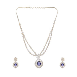 22k Gold Plated Zivara Neelaya Necklace Set