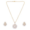 22k Gold Plated Nyra Writisha Pendant Set