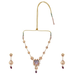 22k Gold Plated Nyra Hritika Pendant Set