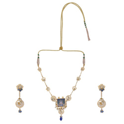 22k Gold Plated Nyra Ekisha Necklace Set