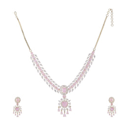 22k Gold Plated Zivara Zeyra Necklace Set