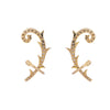 22k Gold Plated Jhilmil Sage Earclips