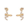 22k Gold Plated Jhilmil Flora Earclips