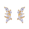 22k Gold Plated Jhilmil Iris Earclips