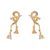 22k Gold Plated Jhilmil Noir Earclips