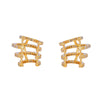 22k Gold Plated Jhilmil Aura Earclips