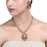 Megha Collection Ruhani Kundan Necklace Set