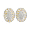 Ruhani Gold Plated Earring Studs
